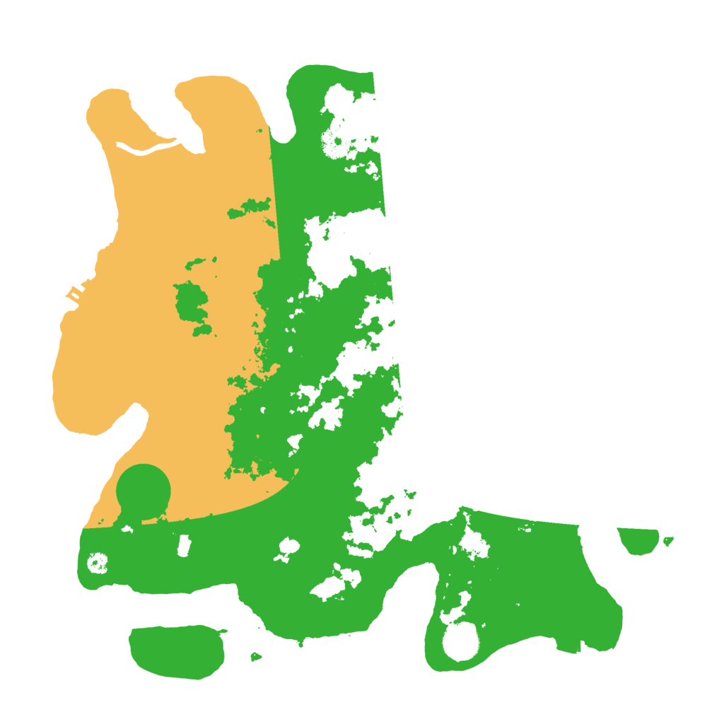 Biome Rust Map: Procedural Map, Size: 3500, Seed: 1505400732