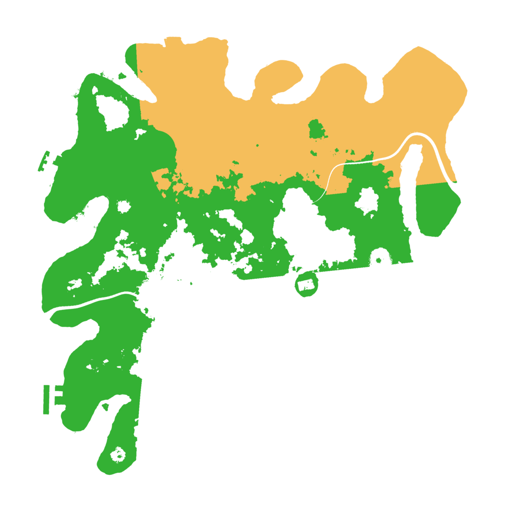 Biome Rust Map: Procedural Map, Size: 3500, Seed: 851347944