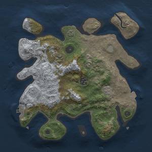 Thumbnail Rust Map: Procedural Map, Size: 2750, Seed: 230597, 9 Monuments