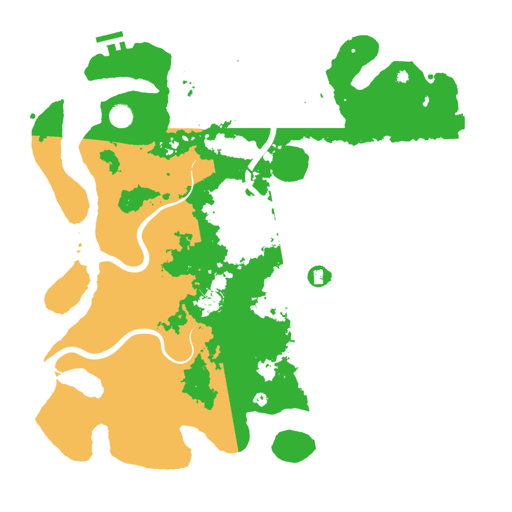 Biome Rust Map: Procedural Map, Size: 3800, Seed: 80925443