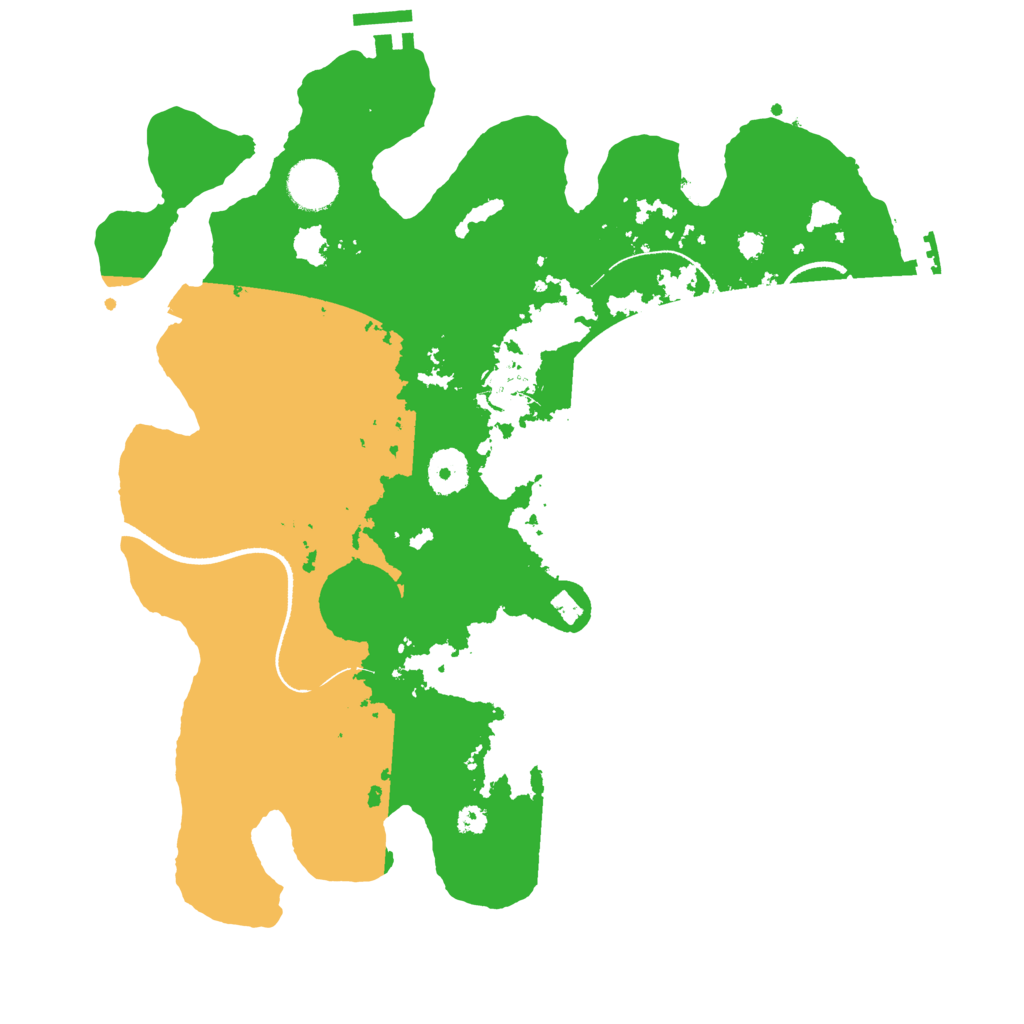 Biome Rust Map: Procedural Map, Size: 3500, Seed: 897724261