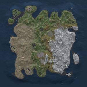 Thumbnail Rust Map: Procedural Map, Size: 3500, Seed: 897724261, 17 Monuments