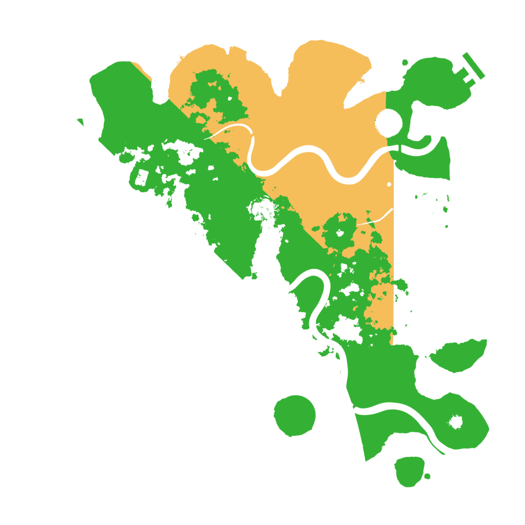 Biome Rust Map: Procedural Map, Size: 3500, Seed: 647491327