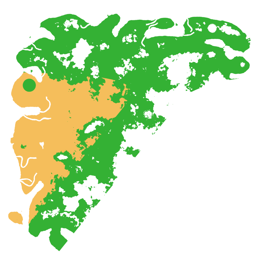 Biome Rust Map: Procedural Map, Size: 5500, Seed: 11045369