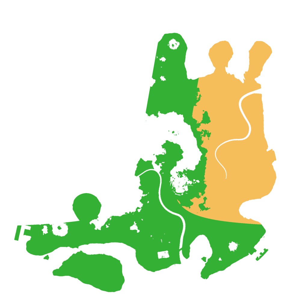 Biome Rust Map: Procedural Map, Size: 3000, Seed: 526373831