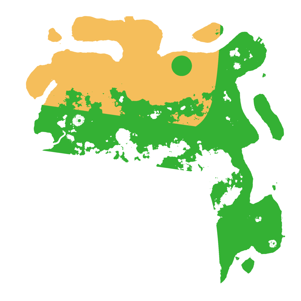 Biome Rust Map: Procedural Map, Size: 3900, Seed: 3950522