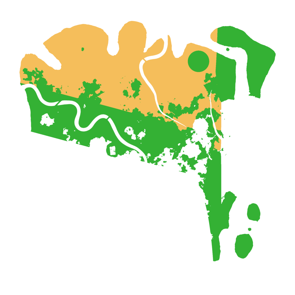Biome Rust Map: Procedural Map, Size: 3650, Seed: 25950082