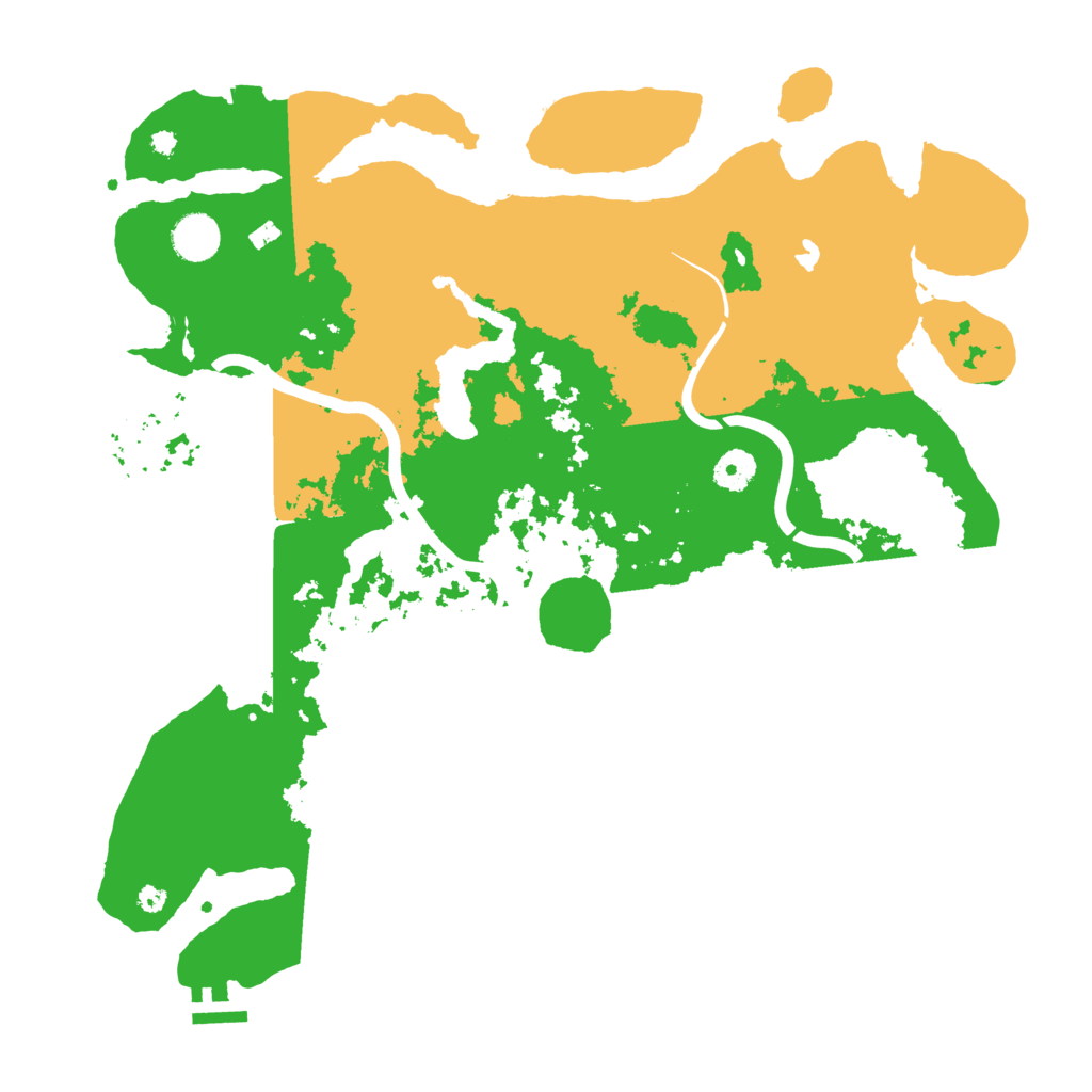 Biome Rust Map: Procedural Map, Size: 4000, Seed: 23449878