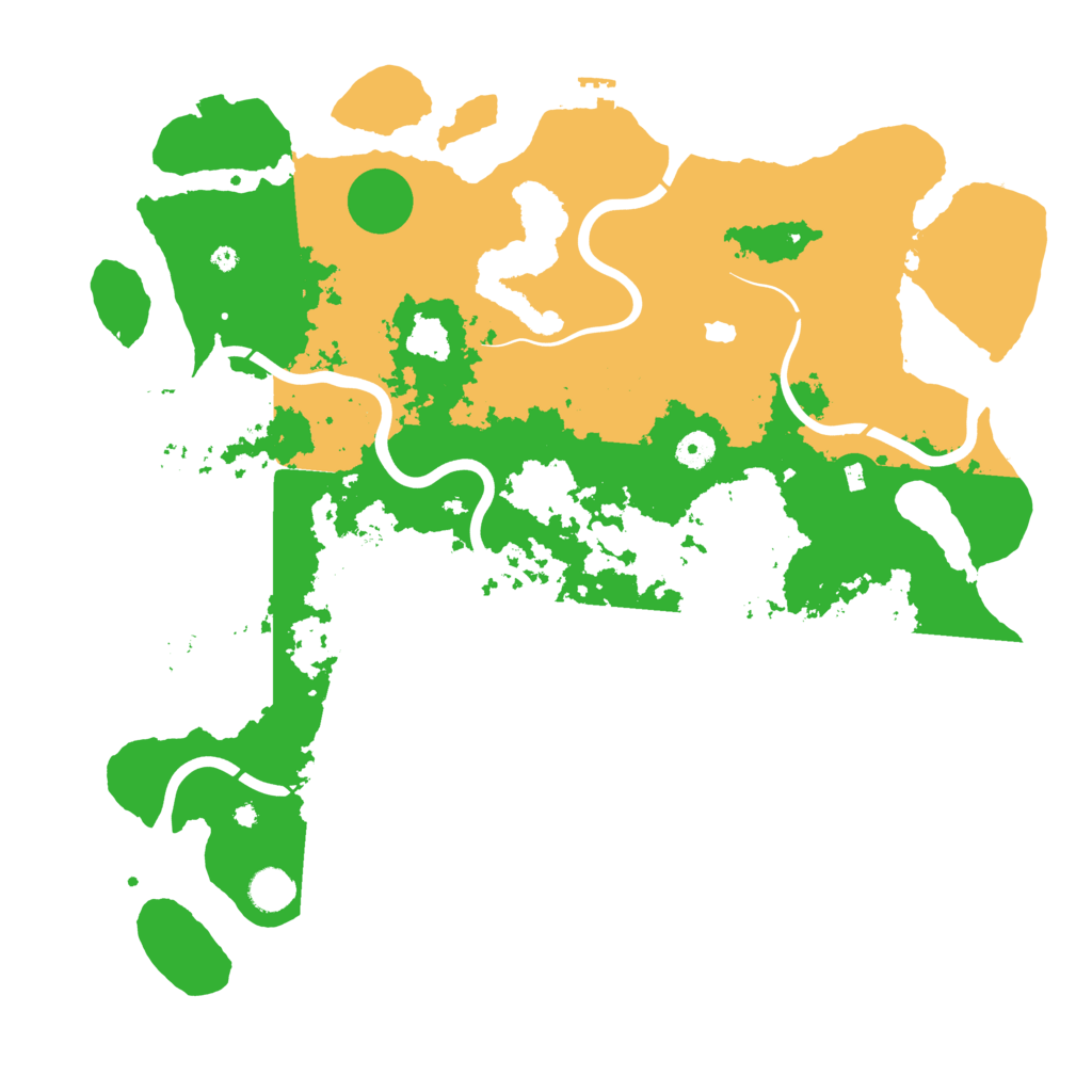 Biome Rust Map: Procedural Map, Size: 4400, Seed: 27533820