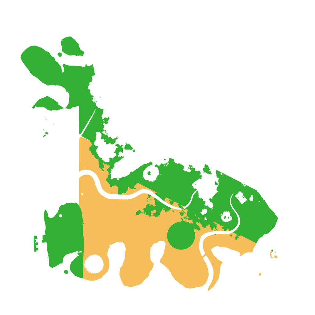Biome Rust Map: Procedural Map, Size: 3000, Seed: 25387
