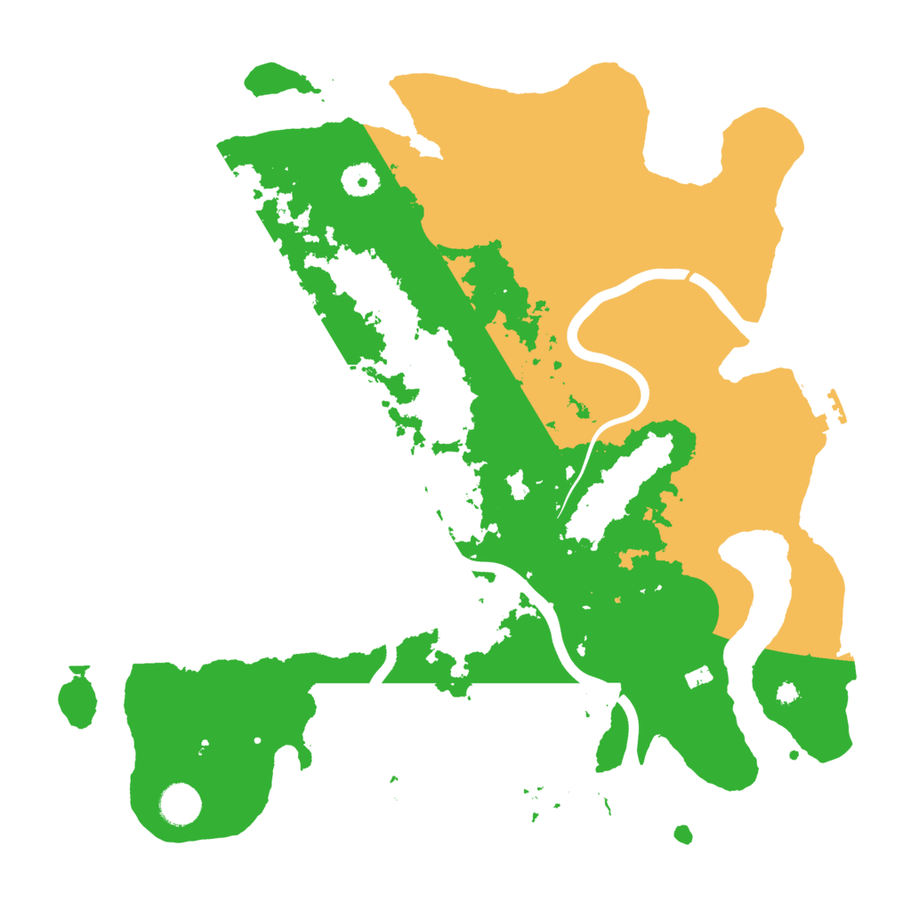 Biome Rust Map: Procedural Map, Size: 3850, Seed: 21717306