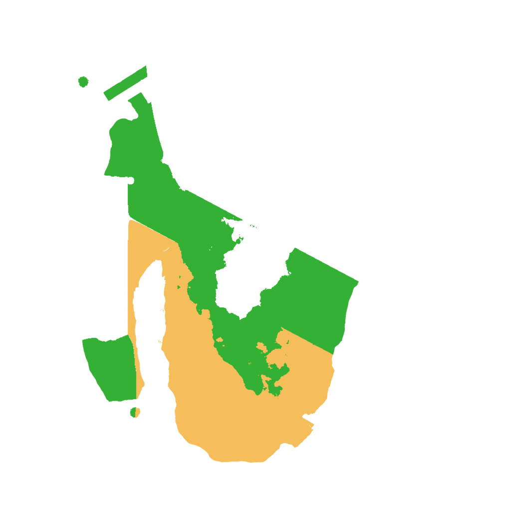 Biome Rust Map: Procedural Map, Size: 2000, Seed: 930404393