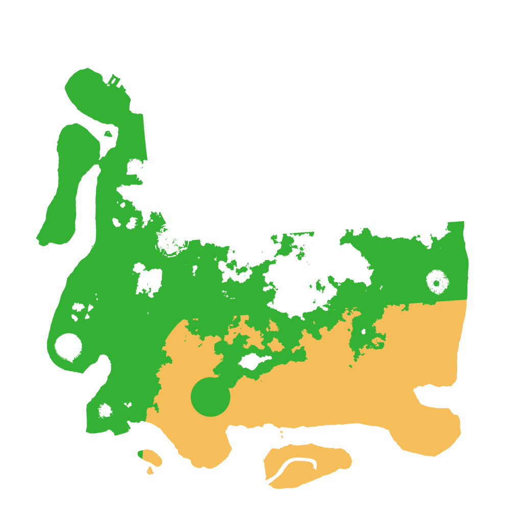 Biome Rust Map: Procedural Map, Size: 3500, Seed: 650662398