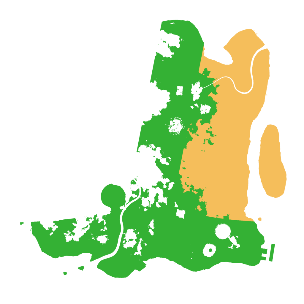 Biome Rust Map: Procedural Map, Size: 3500, Seed: 1910272744