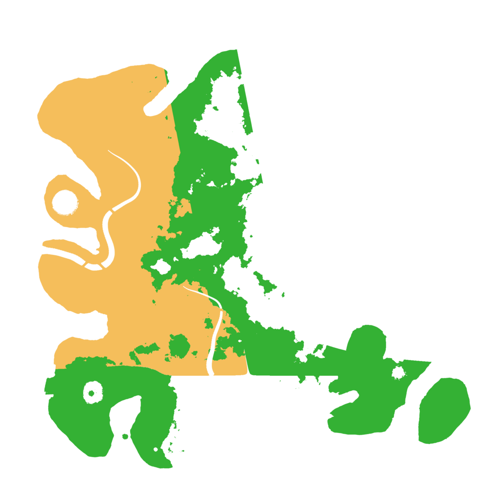 Biome Rust Map: Procedural Map, Size: 3500, Seed: 63560776