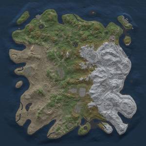 Thumbnail Rust Map: Procedural Map, Size: 4250, Seed: 1058580452, 19 Monuments