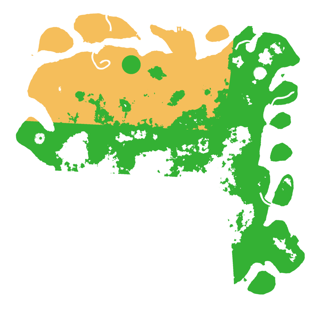 Biome Rust Map: Procedural Map, Size: 4500, Seed: 447735931