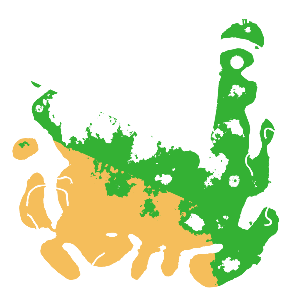 Biome Rust Map: Procedural Map, Size: 4000, Seed: 1986434649