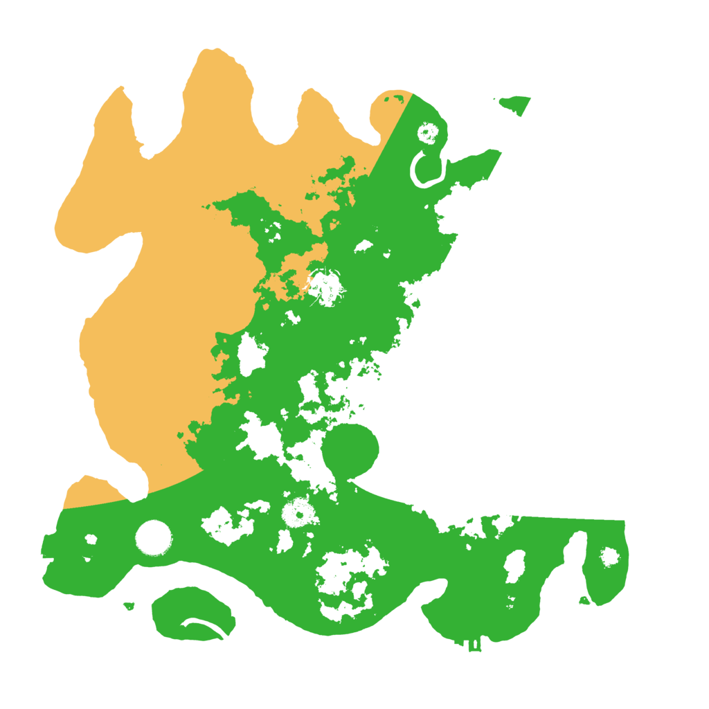 Biome Rust Map: Procedural Map, Size: 3500, Seed: 32371