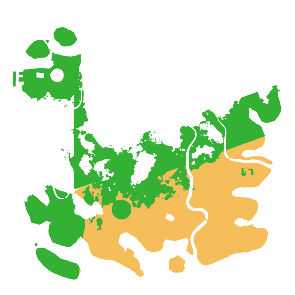 Biome Rust Map: Procedural Map, Size: 4000, Seed: 140117913