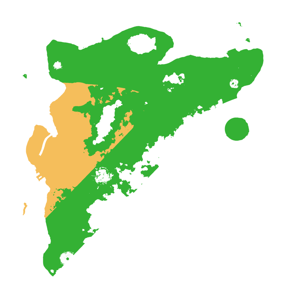 Biome Rust Map: Procedural Map, Size: 3500, Seed: 1220619176