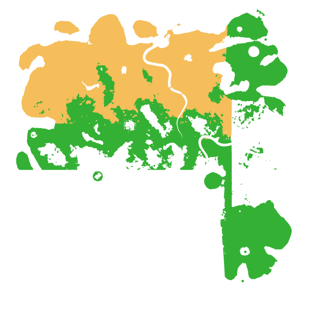 Biome Rust Map: Procedural Map, Size: 5000, Seed: 442366635