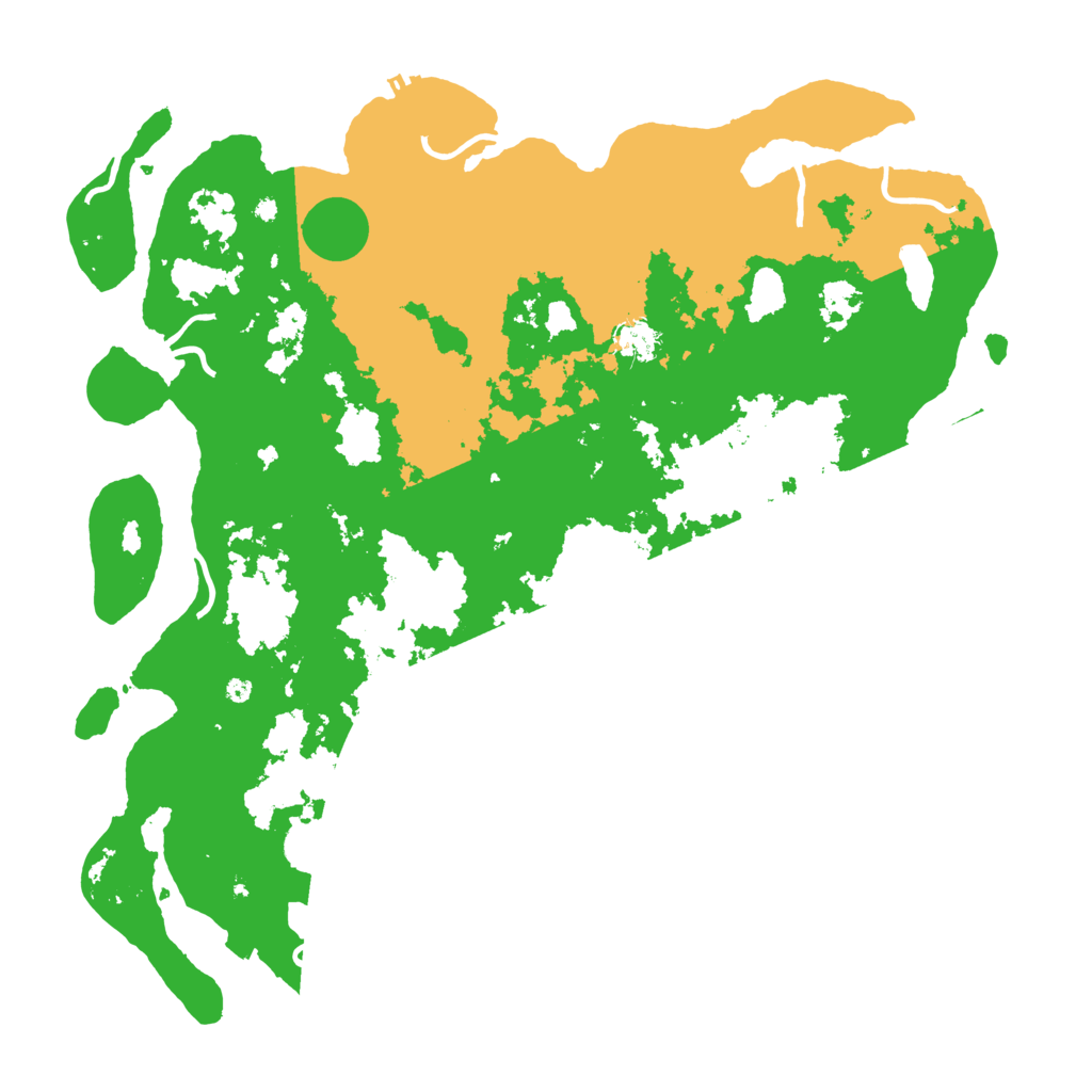 Biome Rust Map: Procedural Map, Size: 4500, Seed: 612732924