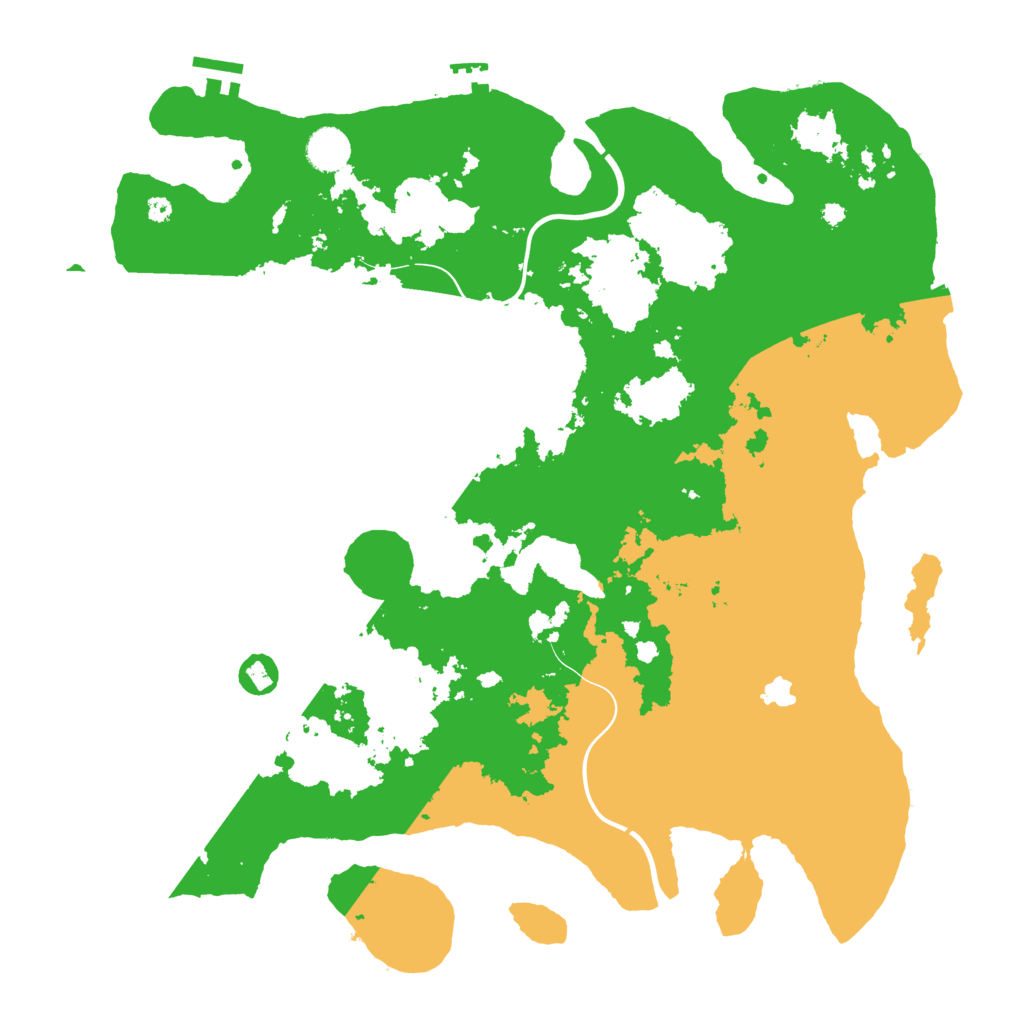 Biome Rust Map: Procedural Map, Size: 4100, Seed: 63259426