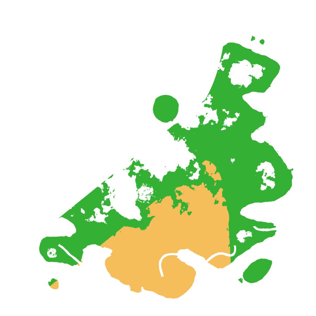 Biome Rust Map: Procedural Map, Size: 3300, Seed: 13829698