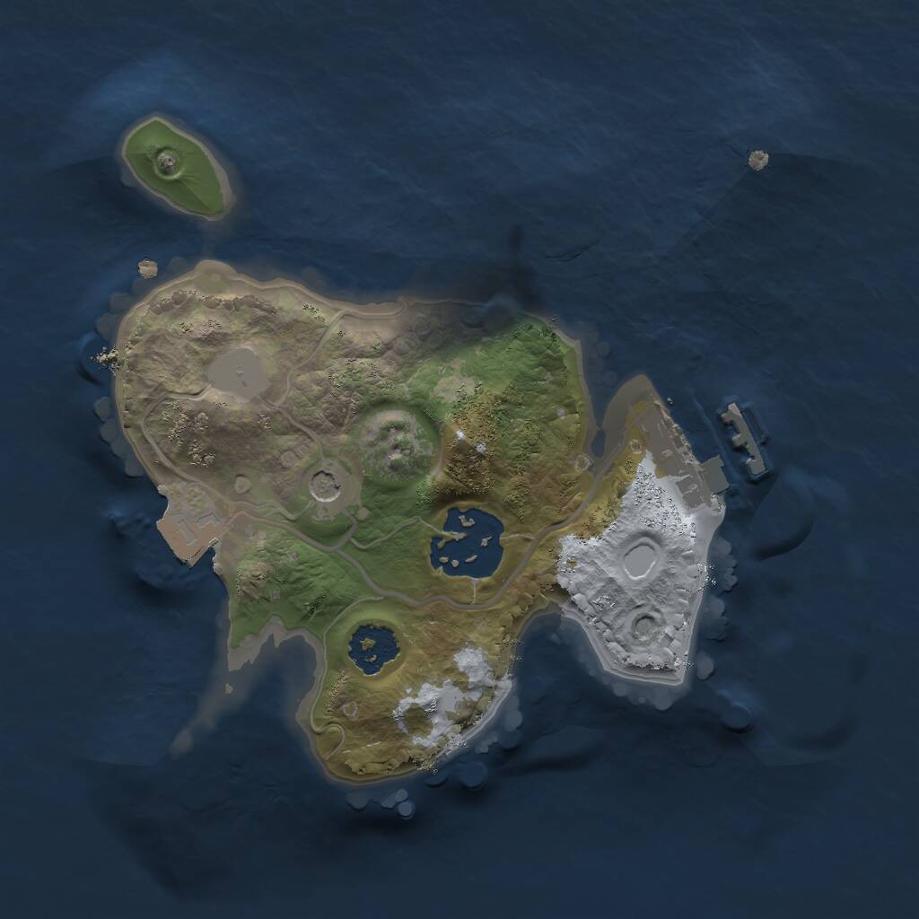 Rust Map: Procedural Map, Size: 1900, Seed: 69420, 4 Monuments