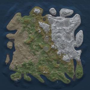 Thumbnail Rust Map: Procedural Map, Size: 4250, Seed: 1728, 19 Monuments