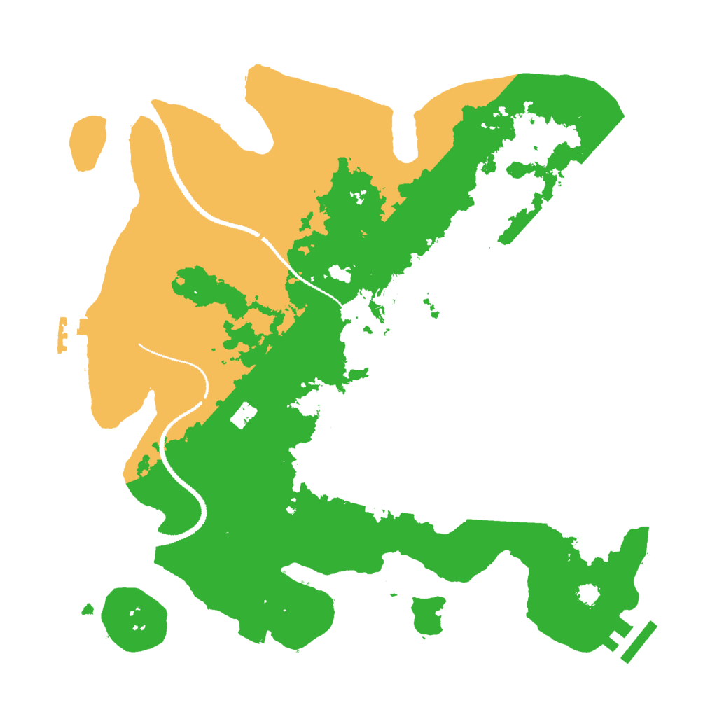 Biome Rust Map: Procedural Map, Size: 3000, Seed: 2002219459