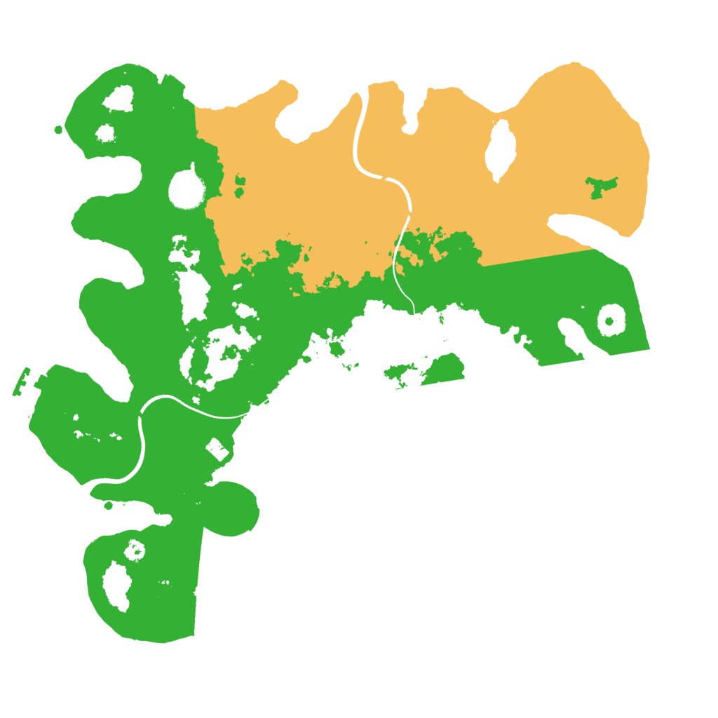 Biome Rust Map: Procedural Map, Size: 3500, Seed: 90524