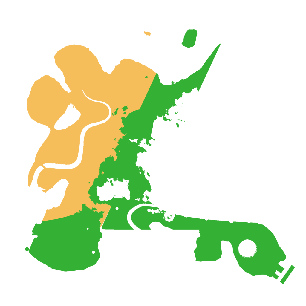 Biome Rust Map: Procedural Map, Size: 3000, Seed: 1788299580