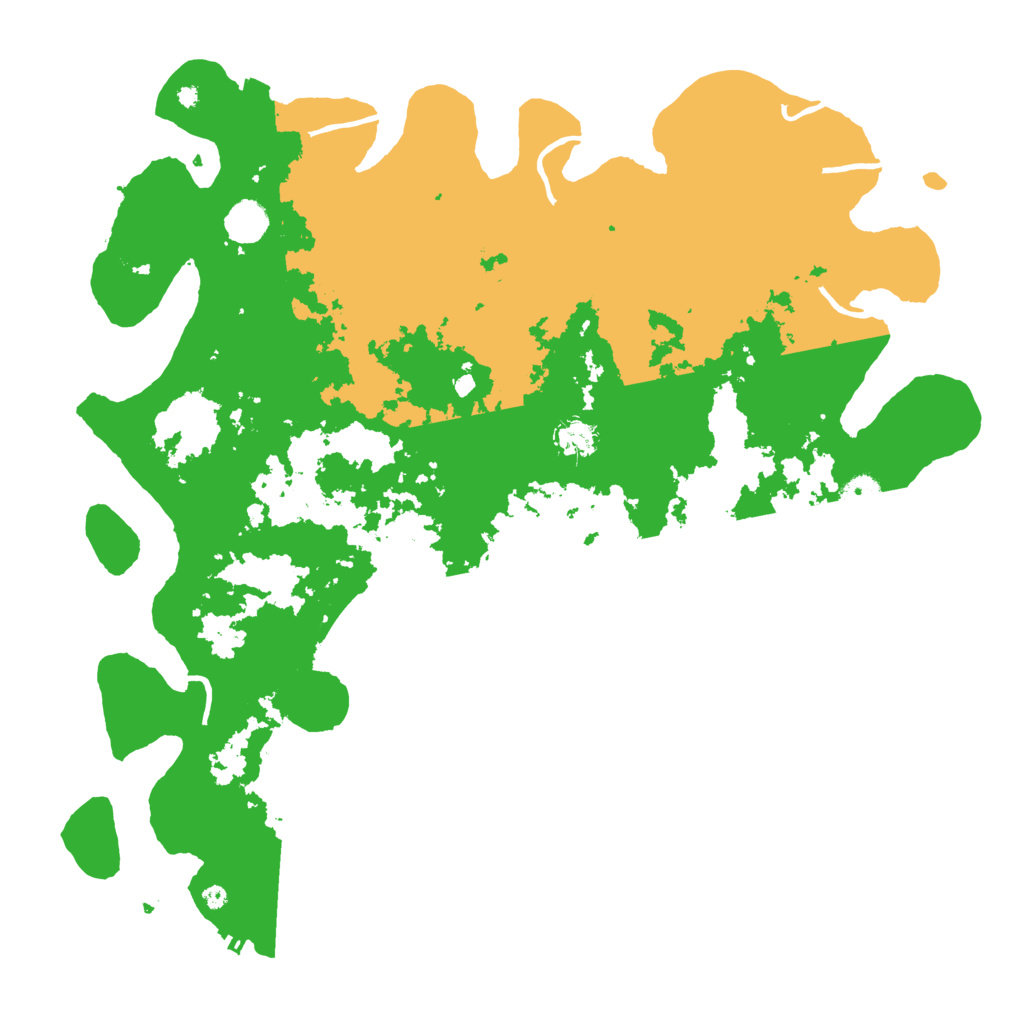 Biome Rust Map: Procedural Map, Size: 4500, Seed: 999561769