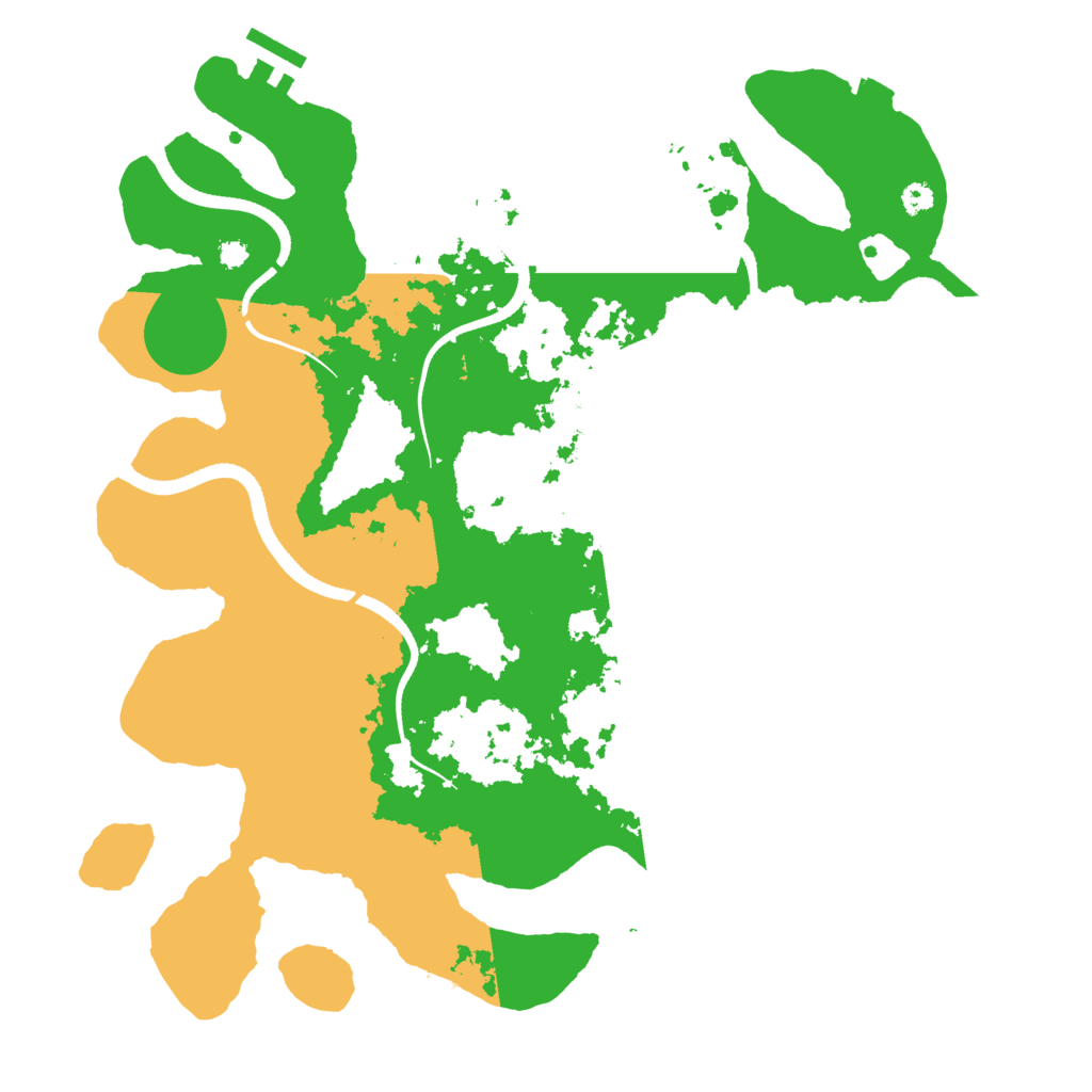 Biome Rust Map: Procedural Map, Size: 3500, Seed: 104014960