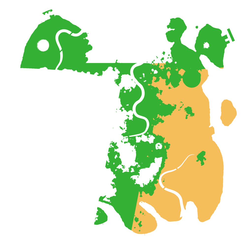 Biome Rust Map: Procedural Map, Size: 3750, Seed: 33632