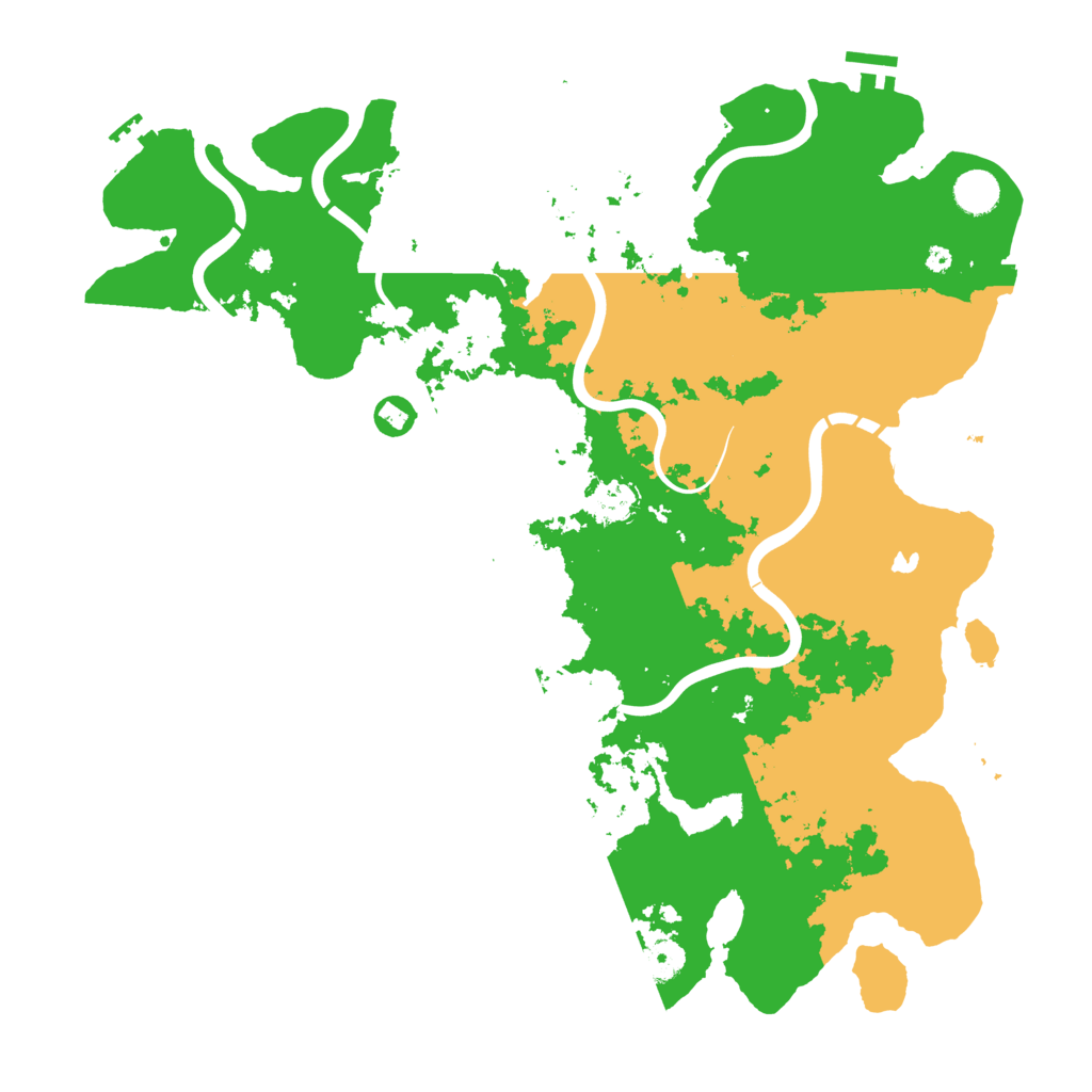 Biome Rust Map: Procedural Map, Size: 4250, Seed: 515357502