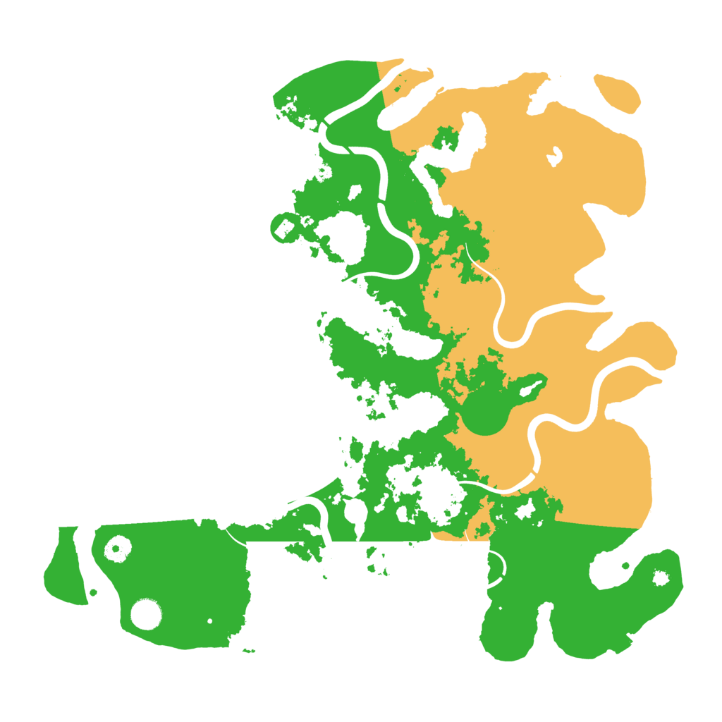 Biome Rust Map: Procedural Map, Size: 4100, Seed: 85862192
