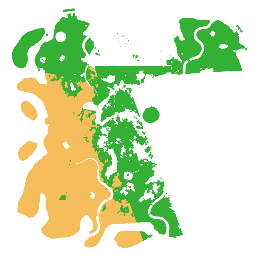 Biome Rust Map: Procedural Map, Size: 4500, Seed: 754505627