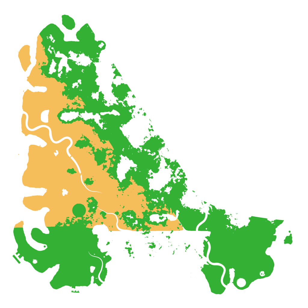 Biome Rust Map: Procedural Map, Size: 6000, Seed: 409085859