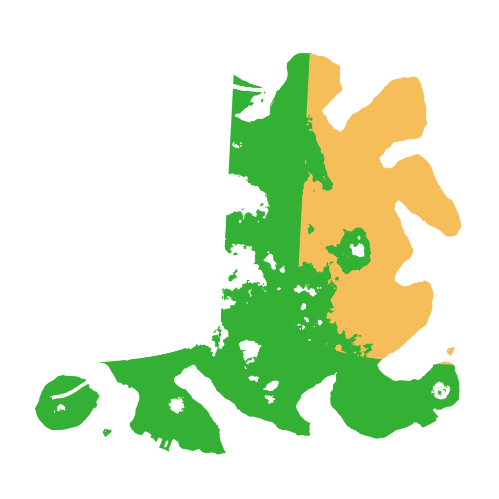 Biome Rust Map: Procedural Map, Size: 3000, Seed: 821095398