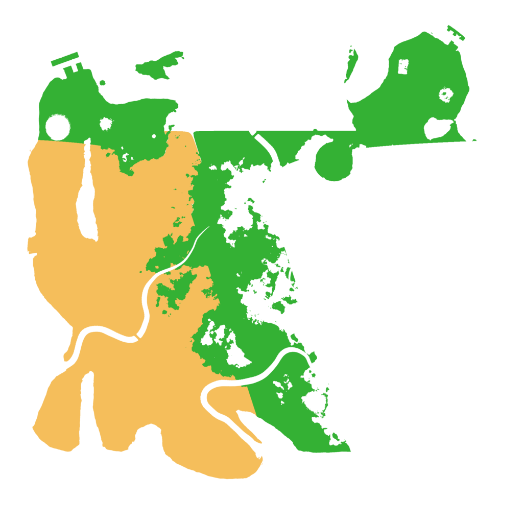 Biome Rust Map: Procedural Map, Size: 3750, Seed: 223028393