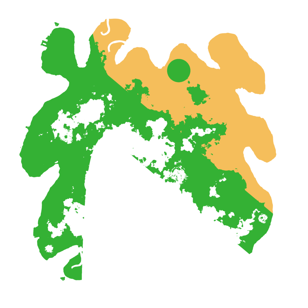 Biome Rust Map: Procedural Map, Size: 3500, Seed: 761018413
