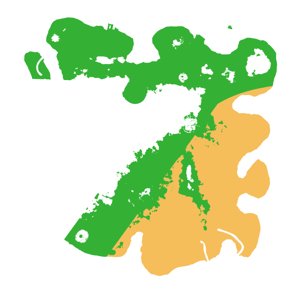 Biome Rust Map: Procedural Map, Size: 3500, Seed: 1201514589