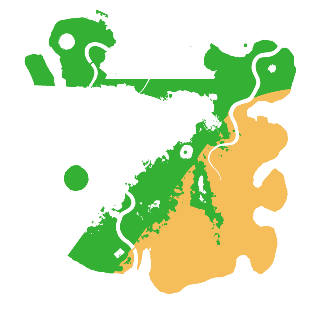 Biome Rust Map: Procedural Map, Size: 3500, Seed: 1201514589