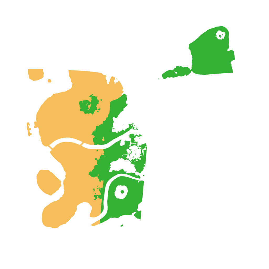 Biome Rust Map: Procedural Map, Size: 3000, Seed: 3274685