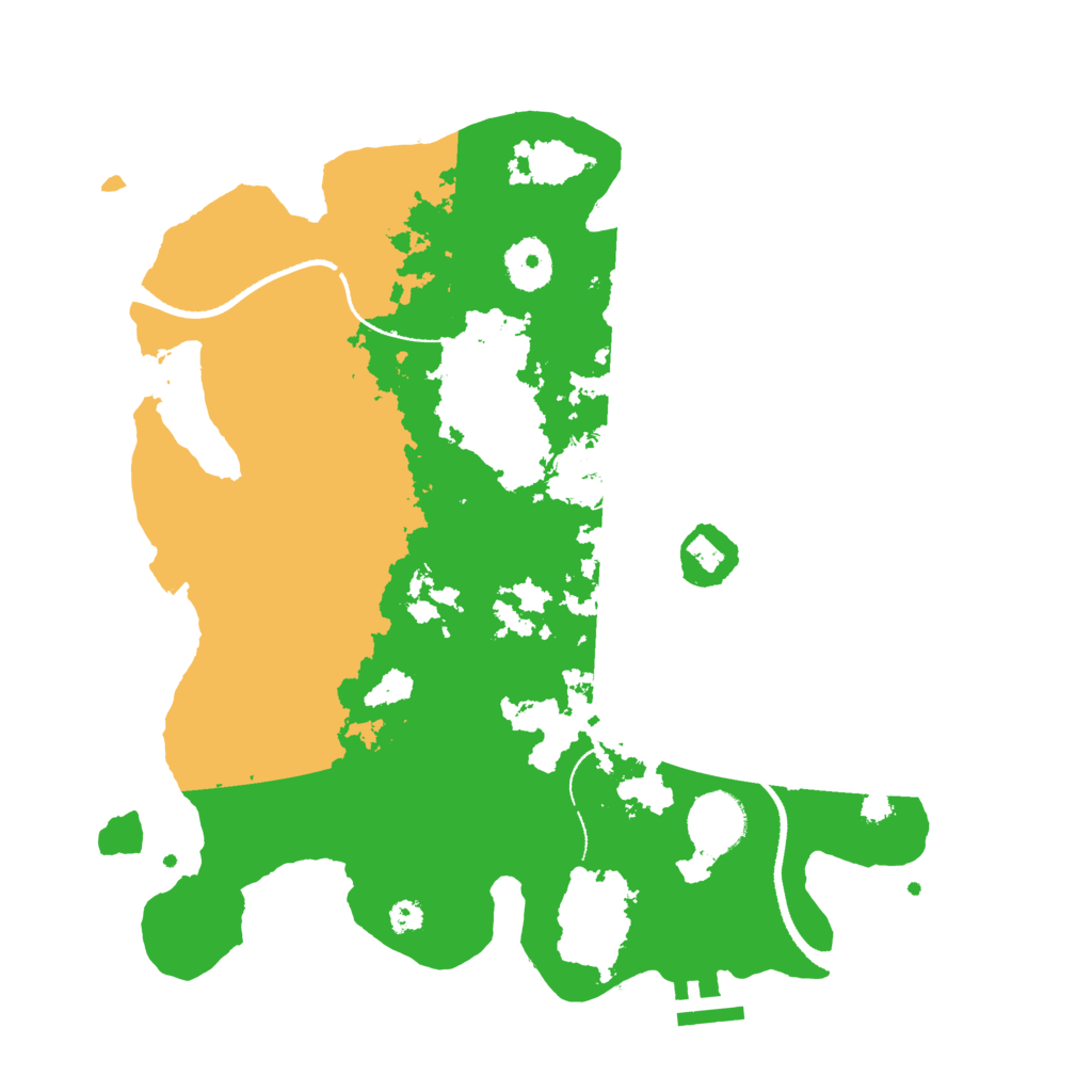 Biome Rust Map: Procedural Map, Size: 3300, Seed: 1546065313