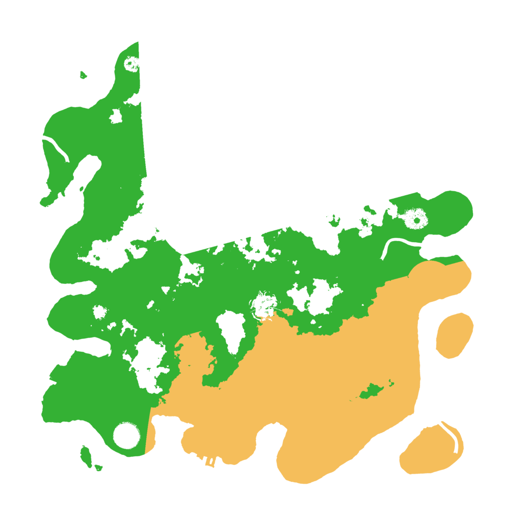 Biome Rust Map: Procedural Map, Size: 3500, Seed: 1216431602