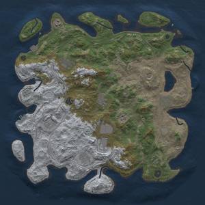 Thumbnail Rust Map: Procedural Map, Size: 4250, Seed: 356836757, 19 Monuments